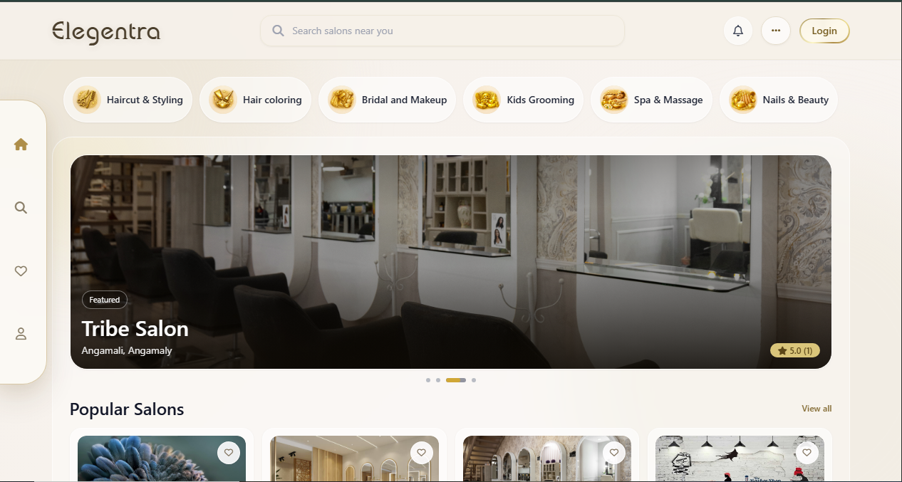 Elegentra salon profile preview